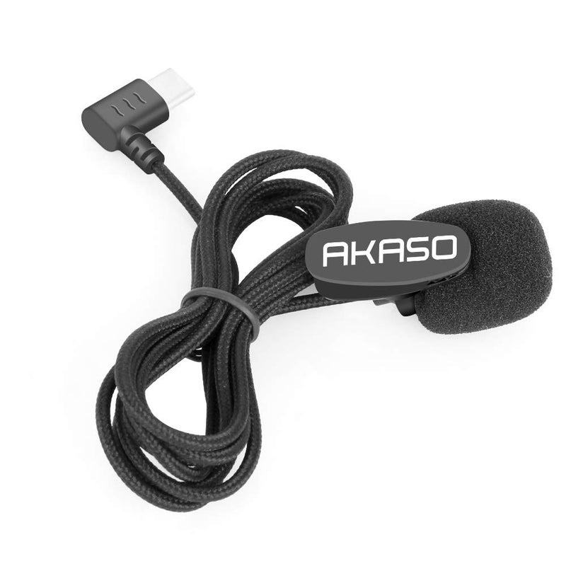 AKASO External Microphone Brave 7/ Brave 8/ Brave 6 Plus Action Camera Only (Type-C Port) - Image 4