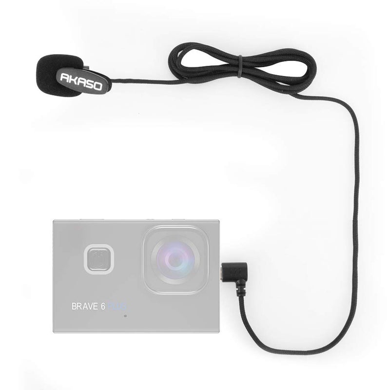 AKASO External Microphone Brave 7/ Brave 8/ Brave 6 Plus Action Camera Only (Type-C Port) - Image 5