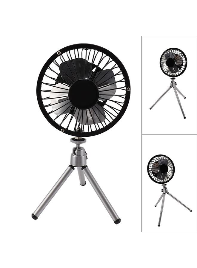 Loquat 5W Solar Panel Fan Portable Solar Panel Powered USB Fan with Bracket for Camping Fishing Travel  - Image 5
