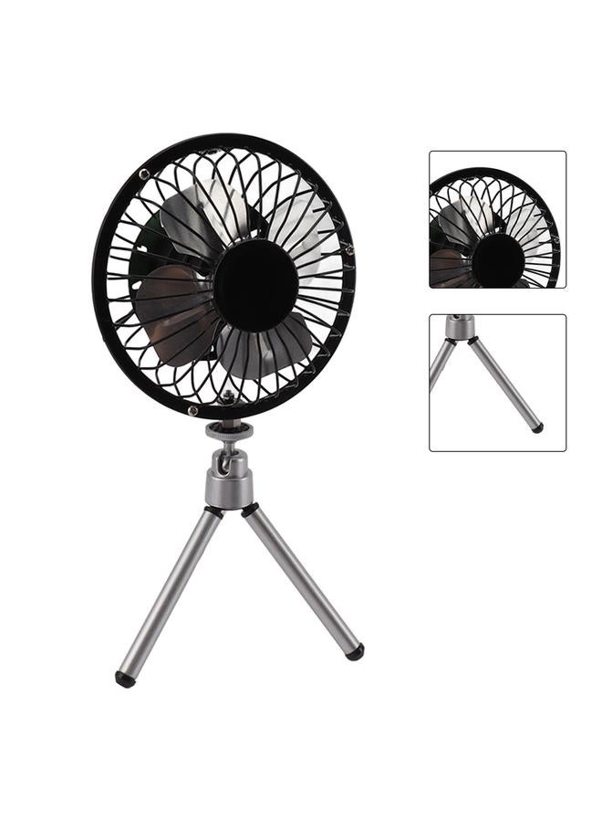 Loquat 5W Solar Panel Fan Portable Solar Panel Powered USB Fan with Bracket for Camping Fishing Travel  - Image 4