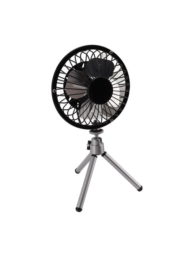 Loquat 5W Solar Panel Fan Portable Solar Panel Powered USB Fan with Bracket for Camping Fishing Travel  - Image 3