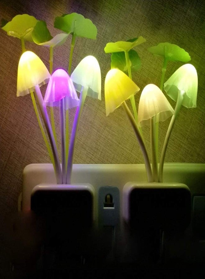 Natation Mushroom Shape LED Magic Night Lamp Automatic Off/On Smart Sensor (Multicolor) - Image 4
