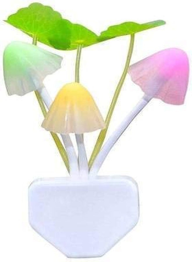 Natation Mushroom Shape LED Magic Night Lamp Automatic Off/On Smart Sensor (Multicolor) - Image 1