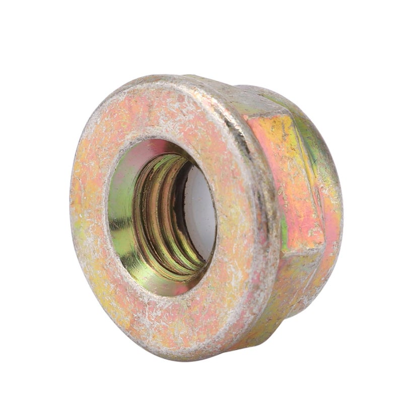 M10x1 25 Left Hand Thread Gold Metal Trimmer Vane Nut Replacement for Lawn Mower - Image 5