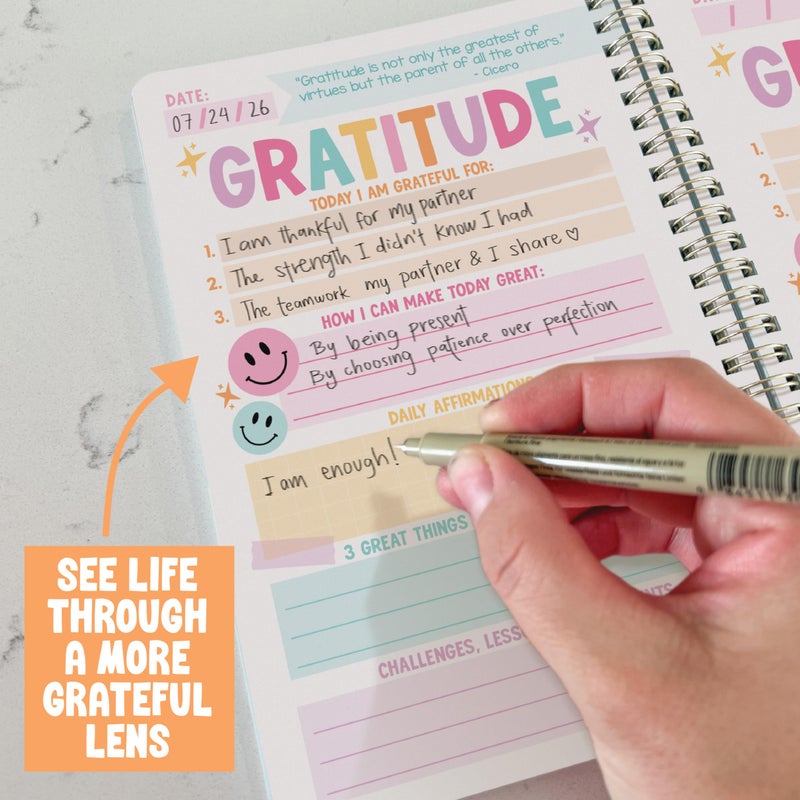 Hadley Designs Daily Gratitude Journal For Women With Prompts - Christian Gratitude Journal for Women, Grateful Journals for Woman, Guided Thankful Journals with Prompts, Designed in USA - Image 5