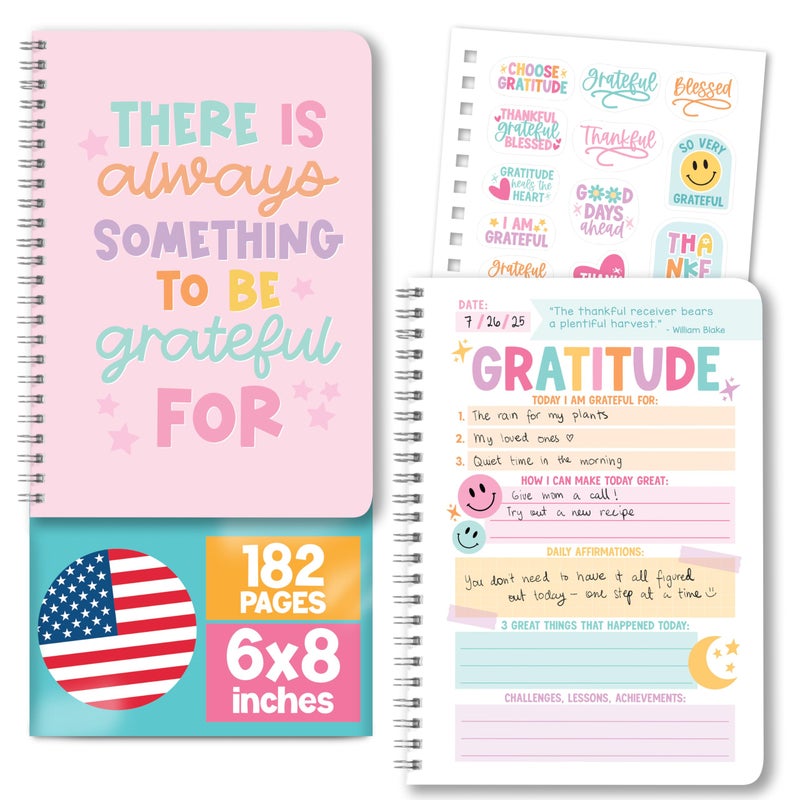 Hadley Designs Daily Gratitude Journal For Women With Prompts - Christian Gratitude Journal for Women, Grateful Journals for Woman, Guided Thankful Journals with Prompts, Designed in USA - Image 1
