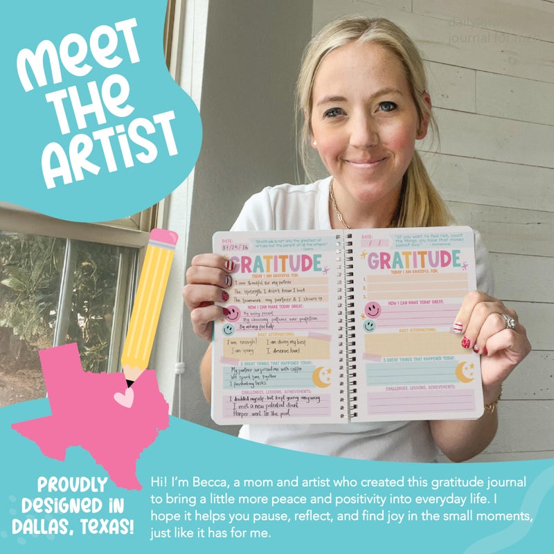 Hadley Designs Daily Gratitude Journal For Women With Prompts - Christian Gratitude Journal for Women, Grateful Journals for Woman, Guided Thankful Journals with Prompts, Designed in USA - Image 2