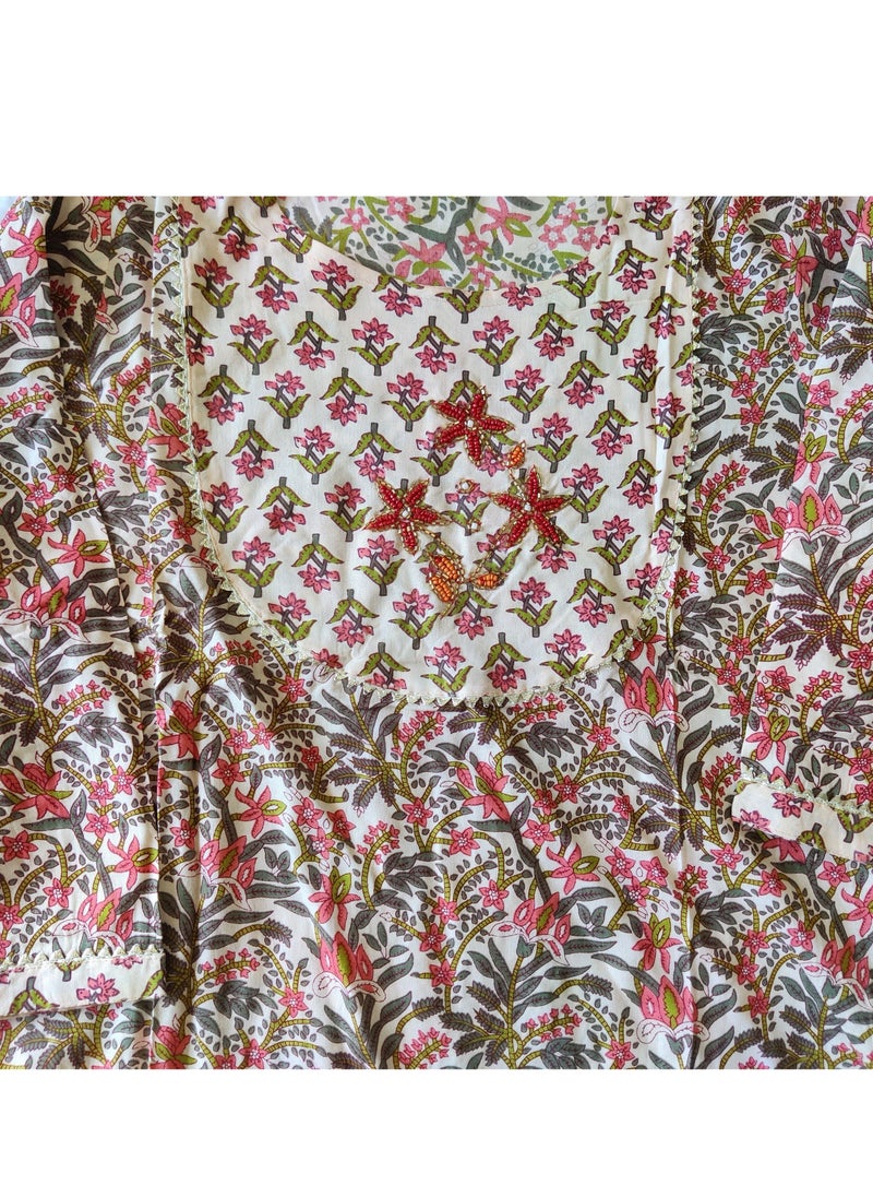 PRIYA’S PANACHE - Women Kurti with Dupatta and Palazzo Set | Ladies Top Kurta Kameez Salwar Suit Bottom Pant | Ethnic Indian Pakistani Party Dress | Traditional Festival Ready to Wear - Image 1