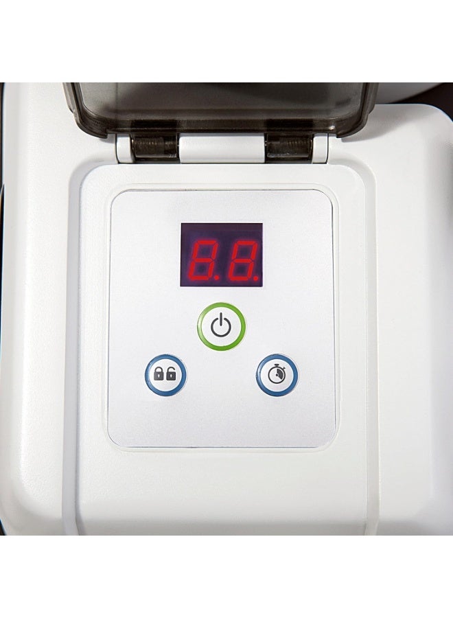 انتكس مضخة فلتر الرمل Intex SX925 26642 بمقياس ضغط، 220-240 فولت، رمادي - Image 4