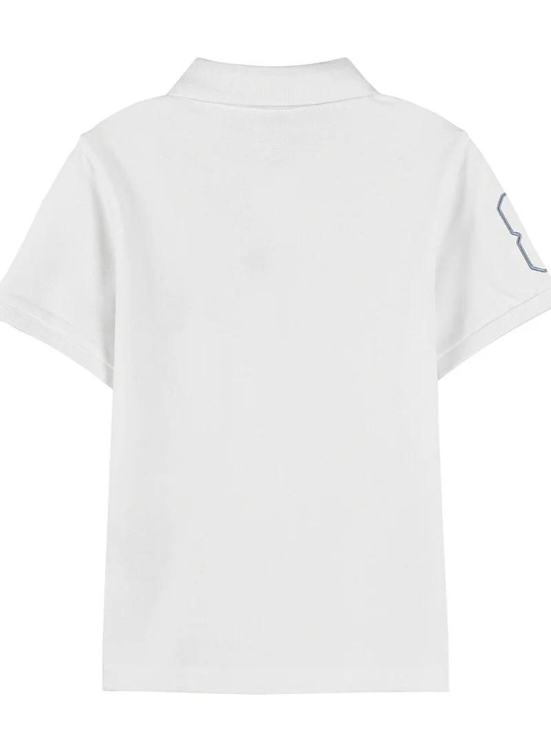 GIORDANO Kids' Napoleon Polo: Classic Piqué, Bold Embroidery, All-Day Comfort