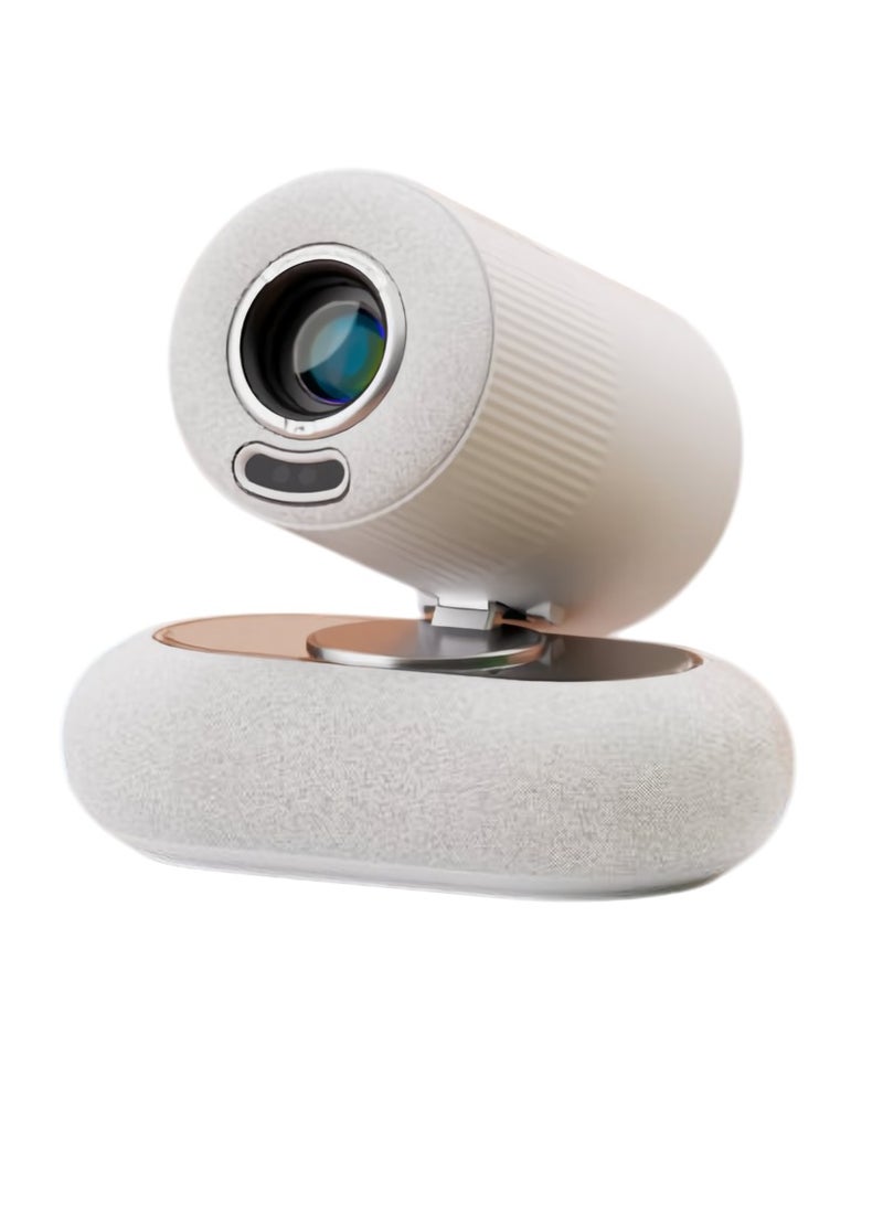 AROAQ Portable Projector, Android 13 Auto Focus Home Theater Projector, Lightweight Wireless Handheld Projector, Mini Cinema Projector For Home Office Outdoor, (1pc, White) - Image 1