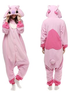 Generic Adults Unisex Onesie Costumes Animal Cosplay Pajamas,pink  - Image 4