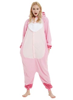 Generic Adults Unisex Onesie Costumes Animal Cosplay Pajamas,pink  - Image 2