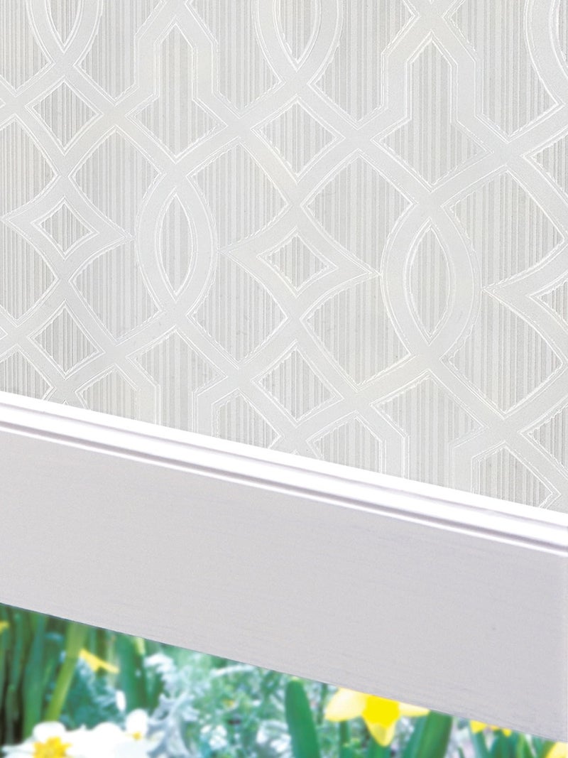 Artscape Classico Decorative Privacy Window Film with Textured Glass Pattern NonAdhesive UV Protection Easy to Apply Removable 24 x 36 Inches Made in USA