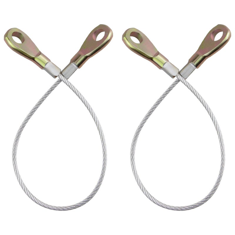 amavoler 2 Pcs 530450006 Tailgate Cable Aftermarket Replacement Parts Compatible for Kawasaki Mule 600 610 XC 610XC Hook Assy Tail Gate - Image 3