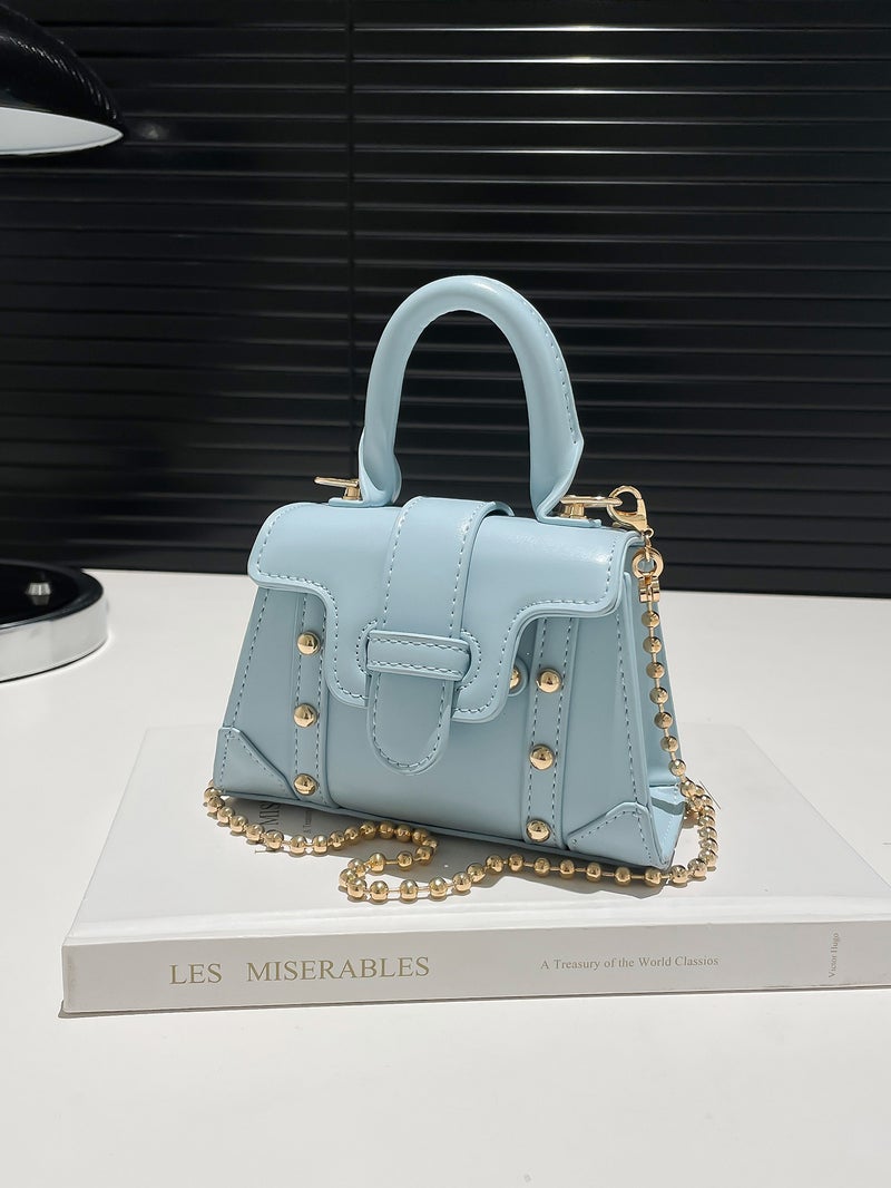 Western Style Snake Pattern Simple Texture Small Square Bag Style Snake Pattern Fashion Handbag Western Style Cross-Body Shoulder Women - Image 5
