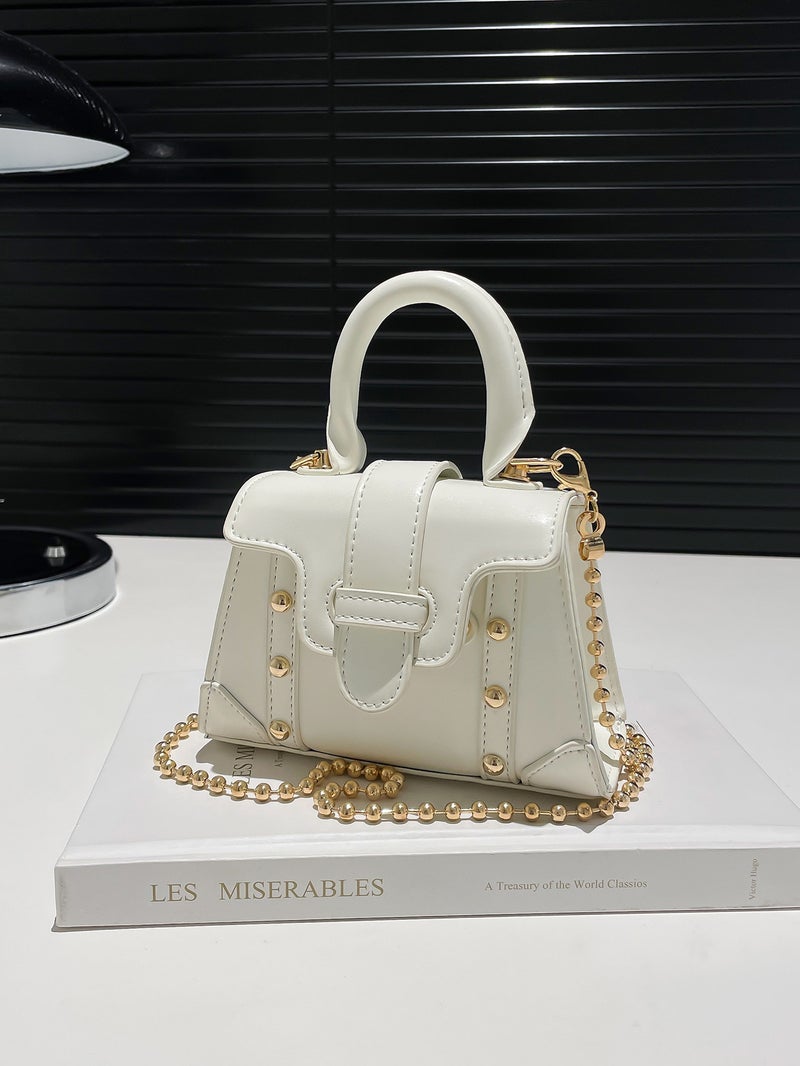Western Style Snake Pattern Simple Texture Small Square Bag Style Snake Pattern Fashion Handbag Western Style Cross-Body Shoulder Women - Image 3