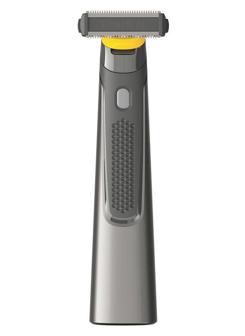 MicroTouch SOLO Titanium, Rechargeable Beard & Body Razor that Trims, Edges, Shaves, and Grooms