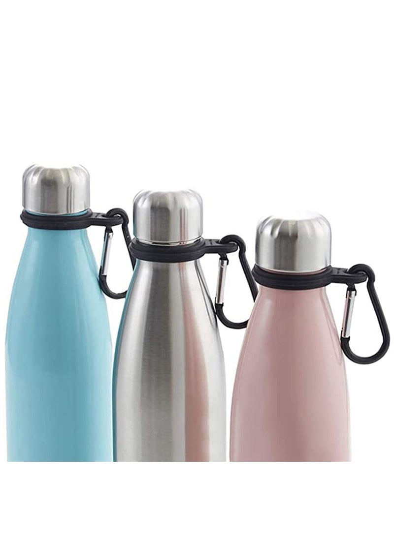 SYOSI Silicone Water Bottle Buckle, Portable Backpack Carabiner Outdoor Hanging Buckle Water Bottle Holder Clip for Camping Hiking Traveling Mountain Climbers(4pcs)  - Image 3