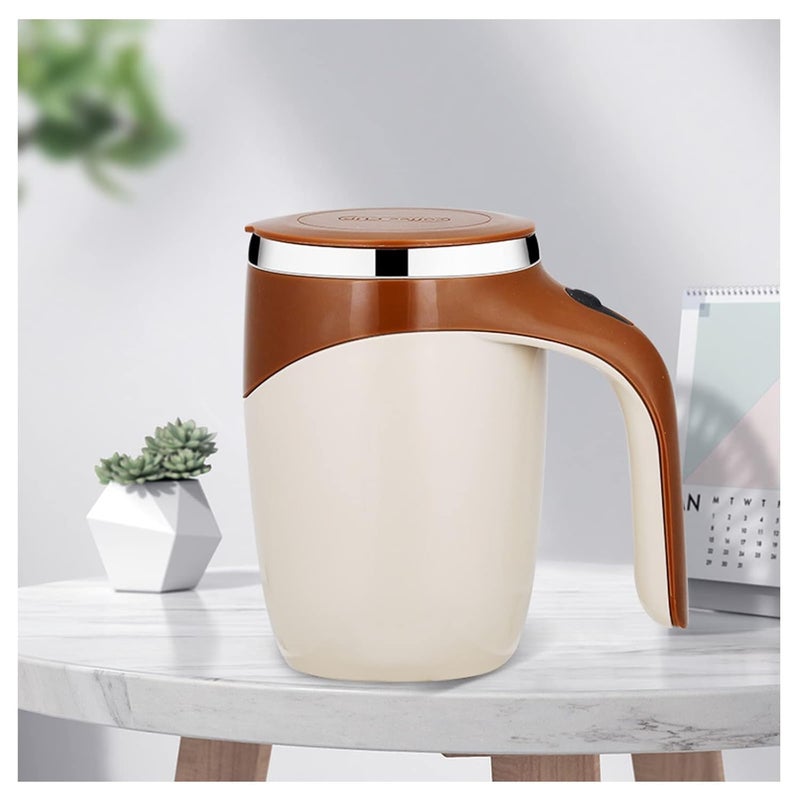 Aakarit SelfStirring Mug Automatic Magnetic Self Stirring Coffee Rotating Home Office Travel Mixing Cup to Stir Coffee Chocolate Milk Protein Cocoa Etc Great for Office School Gym - Image 1