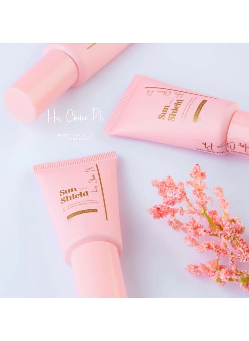 Her Choice Ph Sun Shield Broad Spectrum SPF50  - Image 3