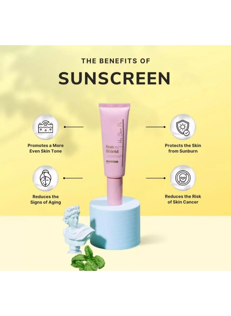 Her Choice Ph Sun Shield Broad Spectrum SPF50  - Image 2