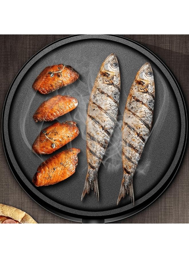 دينكس ماكينة صنع الكريب الكهربائية 30 سم 1000 وات مع مؤشر LED للتحكم في درجة الحرارة Dx2032 - Image 5