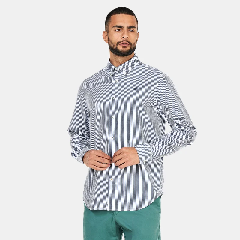 Men's Striped Seersucker Shirt
