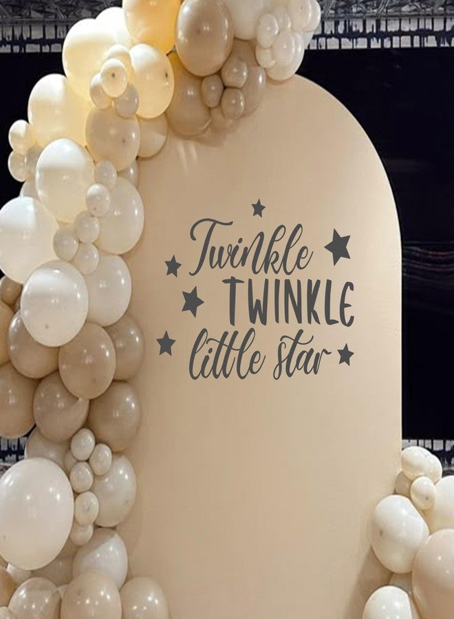 Capiont Twinkle Twinkle Little Star Gender Reveal Backdrop Sticker - Gender Reveal Backdrop Sticker,Twinkle Twinkle Little Star Baby Shower Decor,He or She Baby Shower Party Supplies (Star Black) - Image 1