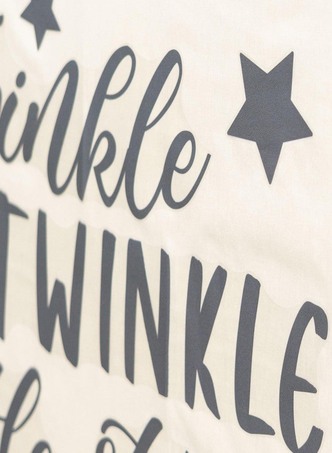 Capiont Twinkle Twinkle Little Star Gender Reveal Backdrop Sticker - Gender Reveal Backdrop Sticker,Twinkle Twinkle Little Star Baby Shower Decor,He or She Baby Shower Party Supplies (Star Black) - Image 3