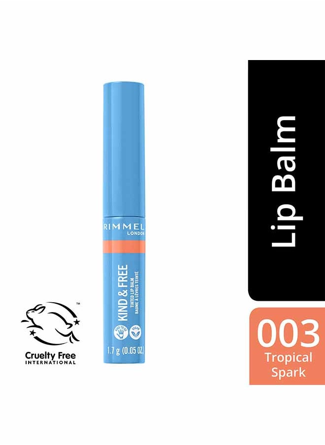 RIMMEL LONDON بالم شفاه لطيف ومجاني 003 – توت استوائي (مرجاني)  - Image 2