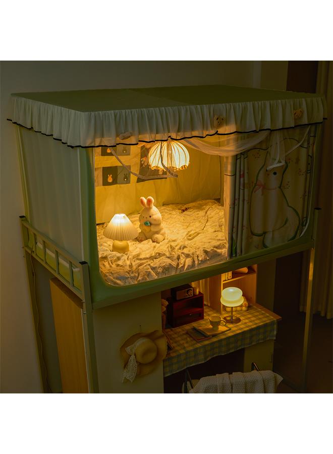 Bluejw Shaded College Students' Dormitory Special All-inclusive Closed Non-coated Mosquito Net Bed Curtain Integrated Bedroom Upper And Lower Bds Universal - Image 4