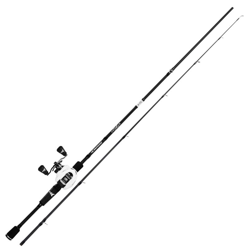 KastKing Crixus Fishing Rod and Reel Combo, High Performance Spinning & Baitcaster Combo, IM6 Graphite 2Pc Blanks, Zirconium Oxide Rings, SuperPolymer Handle, Lightweight Reel with Aluminum Spool - Image 2