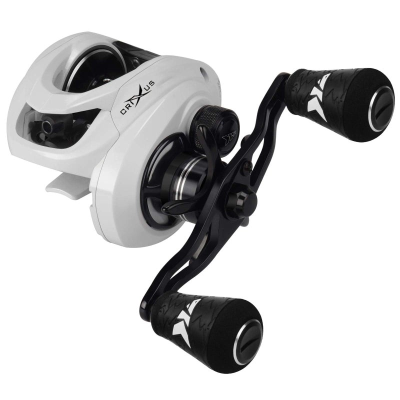 KastKing Crixus Fishing Rod and Reel Combo, High Performance Spinning & Baitcaster Combo, IM6 Graphite 2Pc Blanks, Zirconium Oxide Rings, SuperPolymer Handle, Lightweight Reel with Aluminum Spool - Image 5