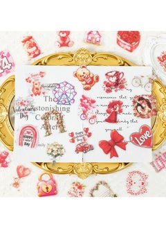 Bluejw Boutique Valentine's Day Series Love Chocolate Bear Does Not Repeat Stickers DIY Hand Account  - Image 2
