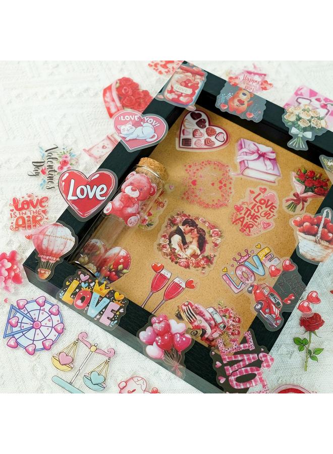 Bluejw Boutique Valentine's Day Series Love Chocolate Bear Does Not Repeat Stickers DIY Hand Account - Image 5