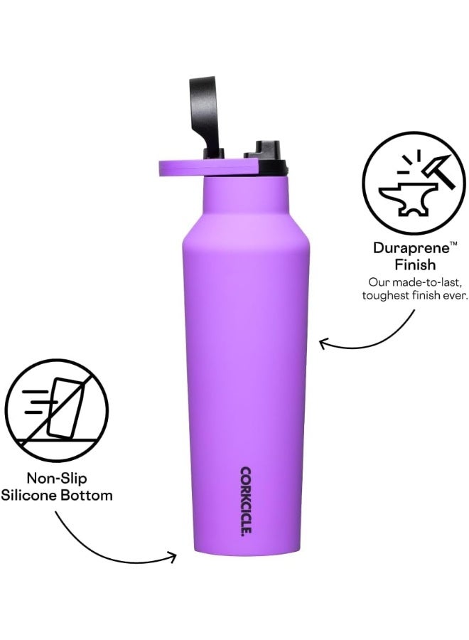 Corkcicle Series A Varsity Purple Insulated Sport Bottle, 946ml - Image 4