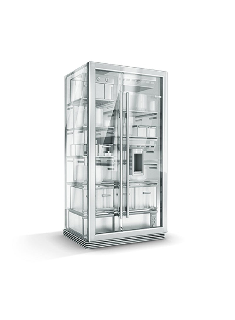 OSCAR | No-Frost Double Door Refrigerator | Model: ORF635NFDDS | 635 Liters Capacity | Multi Air Flow | Large Chiller Tray | 4-Star Rating | Dimensions 83x75x187 cm