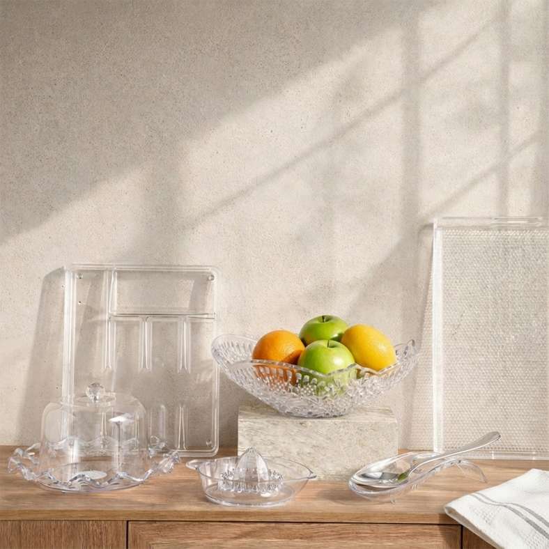 Pan Home Clear Cutlery Organizer - 34.2x26.5x4.7cm - Image 3