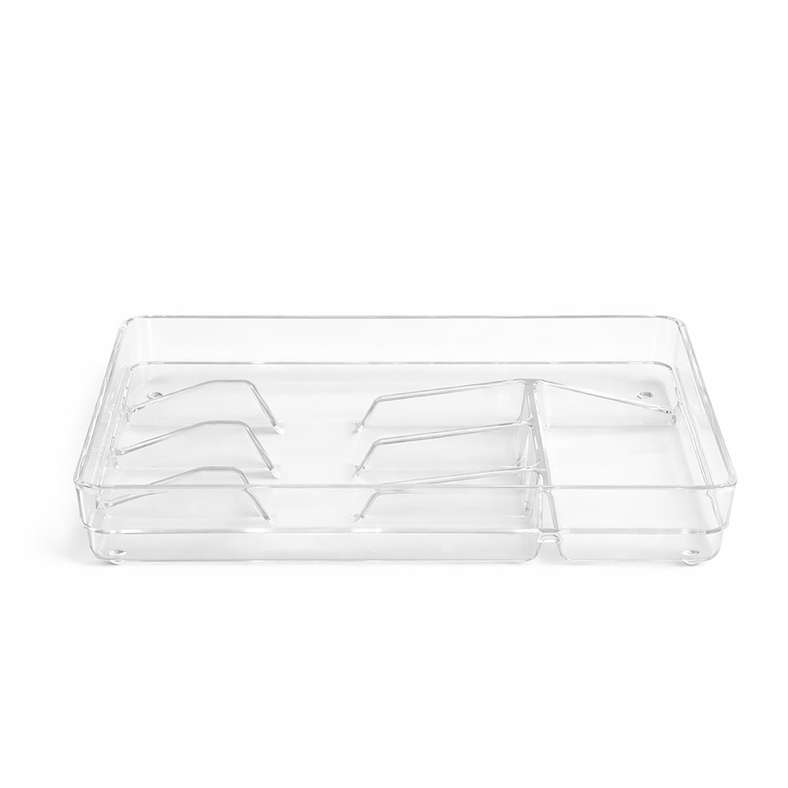 Pan Home Clear Cutlery Organizer - 34.2x26.5x4.7cm - Image 4