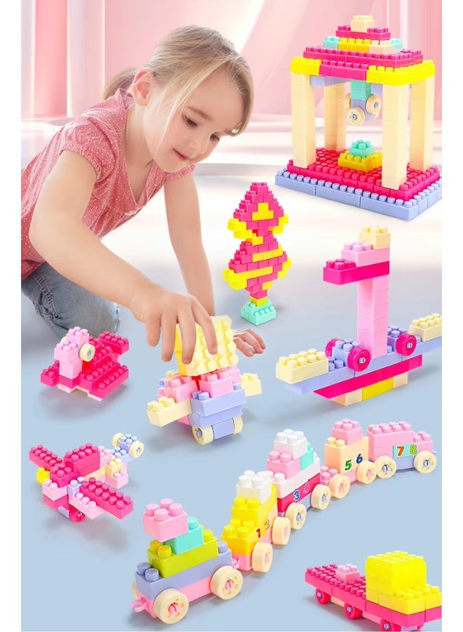 DAT Colorful Building Blocks Set for Kids (62 PCS) – Creative Educational Toy for Boys & Girls with Storage Box - Image 3