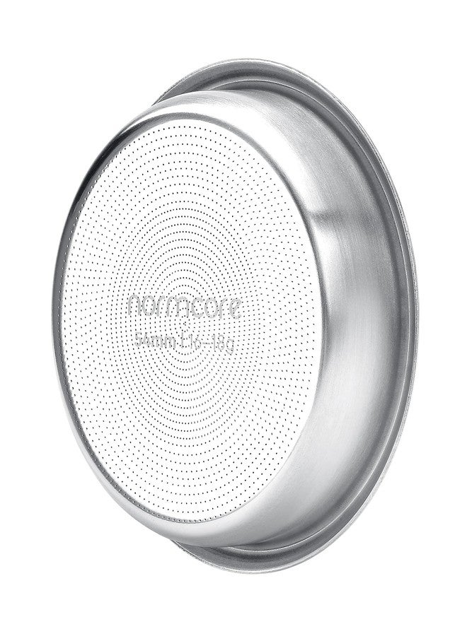 Normcore 54mm High Extraction Filter Basket, 18g Precision Double shot Basket For Breville Sage Portafilter, 0.8mm thick, 2569 Hole Pattern, Comes with a 53.3mm Puck Screen, Paper Filters, 18g