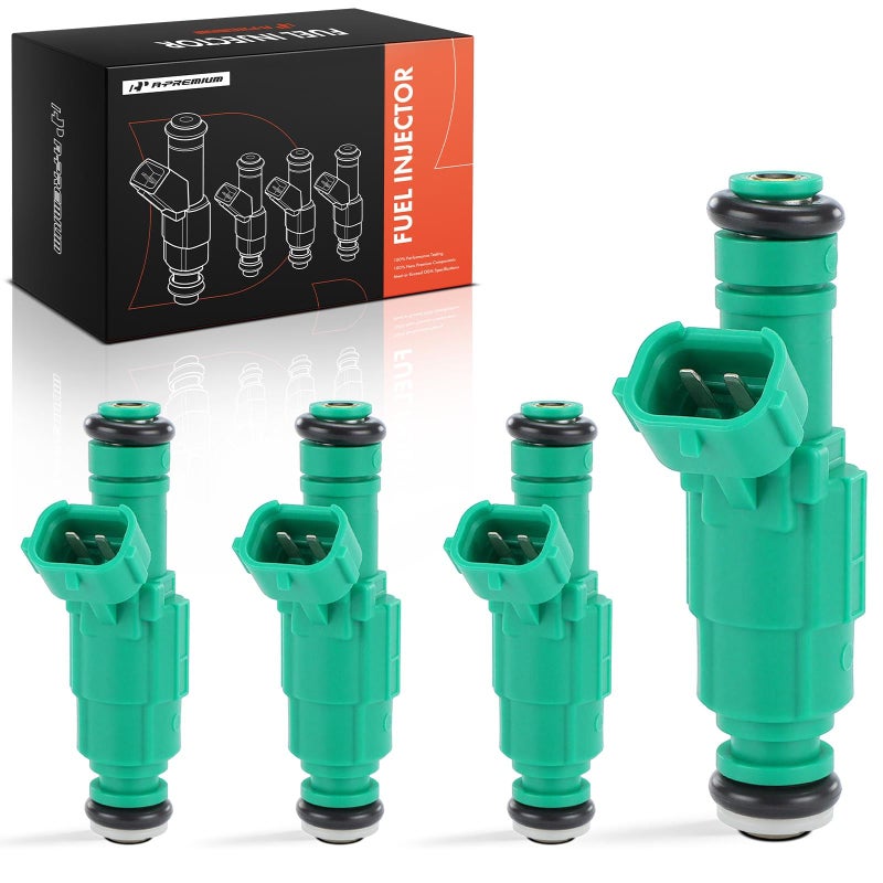 A-Premium APremium Fuel Injectors Set of 4 Compatible with Hyundai Sonata 20062007 Kia Optima 20062008 Rondo 20072009 24L - Image 2