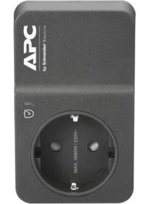 Schneider Apc Single Surge Protected Socket 230V 918 Joule Black (Grey)  - Image 1