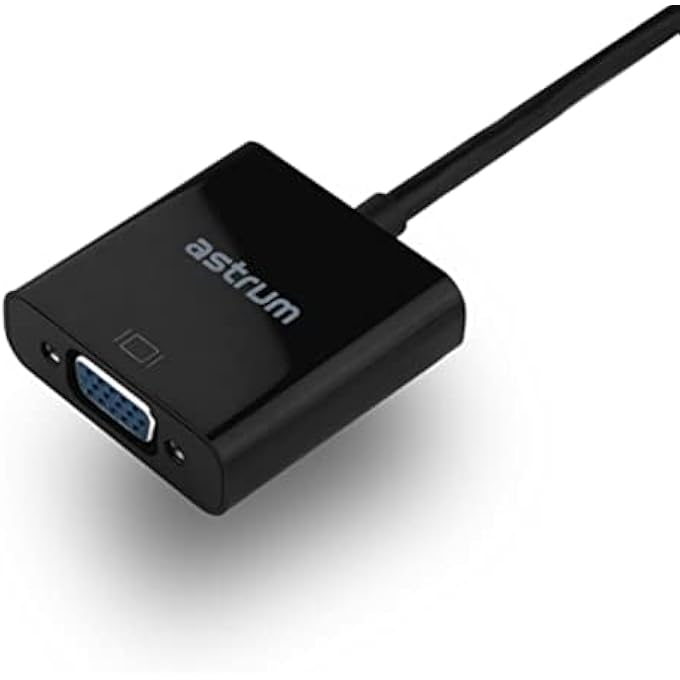 Astrum DA450 HDMI MALE TO VGA FEMALE ADAPTER - BLACK - Image 3