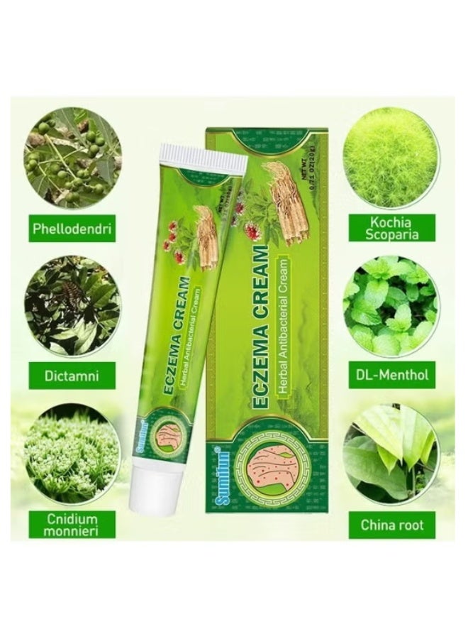 سوميفون كريم عشبي مضاد للبكتيريا لعلاج الإكزيما 20 غرام - راحة مهدئة للبشرة المتهيجة - Image 3