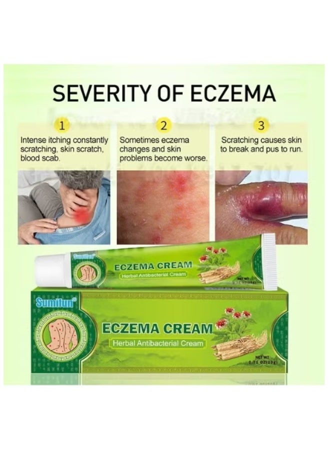 سوميفون كريم عشبي مضاد للبكتيريا لعلاج الإكزيما 20 غرام - راحة مهدئة للبشرة المتهيجة - Image 5