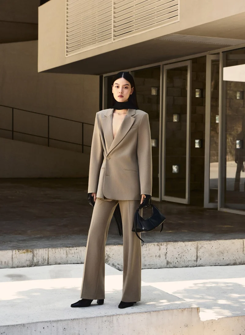 Lichi  Loose single-breasted jacket with asymmetrical fastening for Women | Best Price UAE