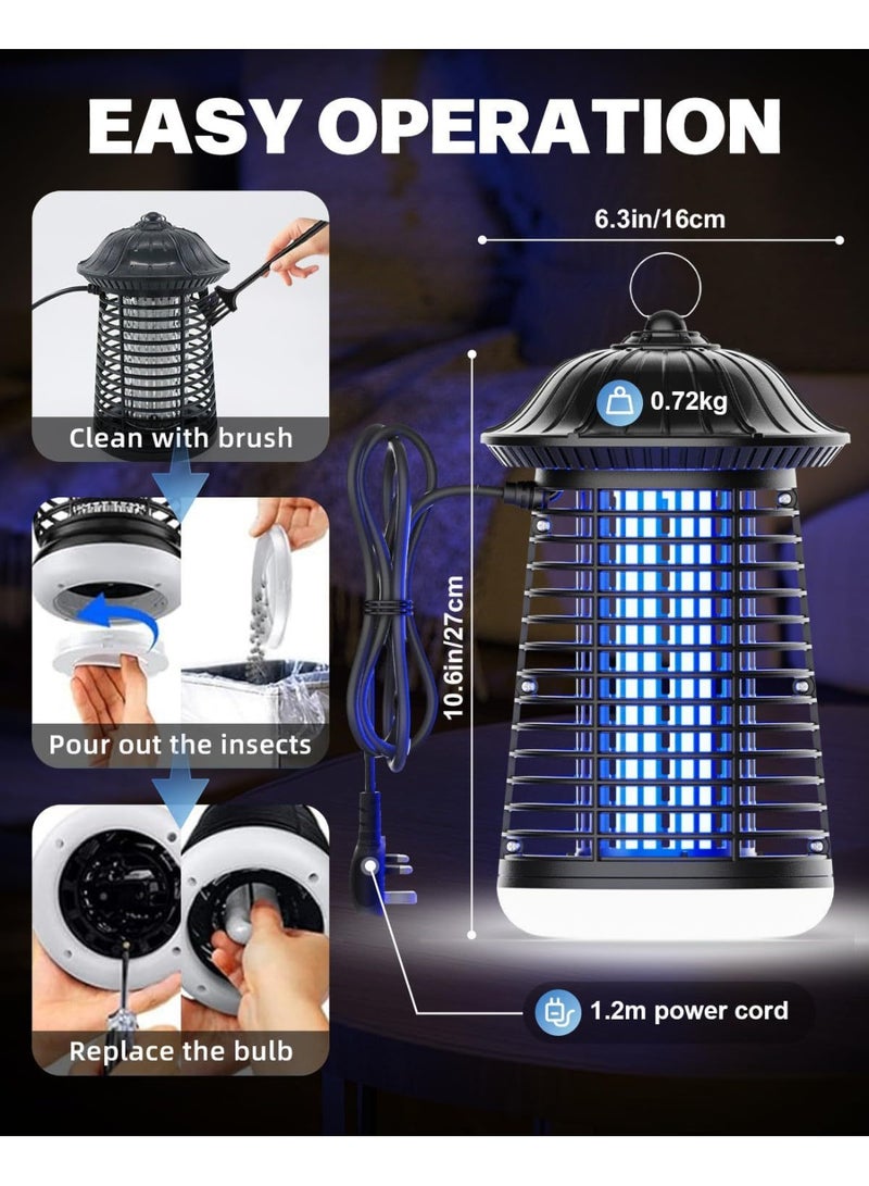 Nariele Mosquito Killer Lamp Insect Repellent Mute Electric Insect Trap Rechargeable Outdoor and Indoor Use Mosquito Killer Repellent - Image 4