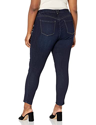 Democracy Women's Plus-Size Ab Solution High Rise Jegging Indigo - Image 2